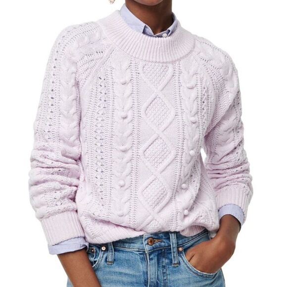 J. Crew Azra Cable Knit Pullover Sweater - Picture 1 of 12